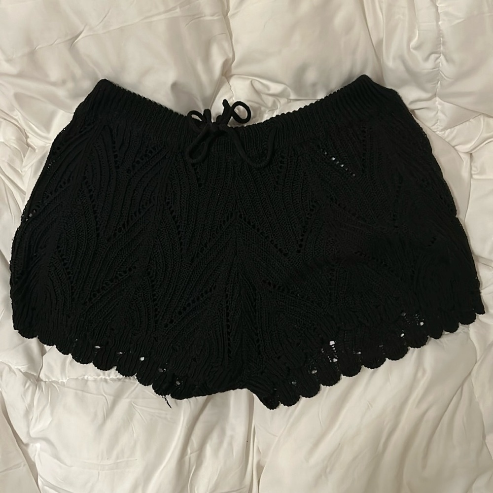 Aeropostale Black beach cover shorts